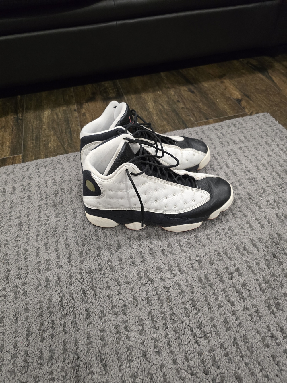 Nike Jordan 13 He Got Game White and Black Sneaker